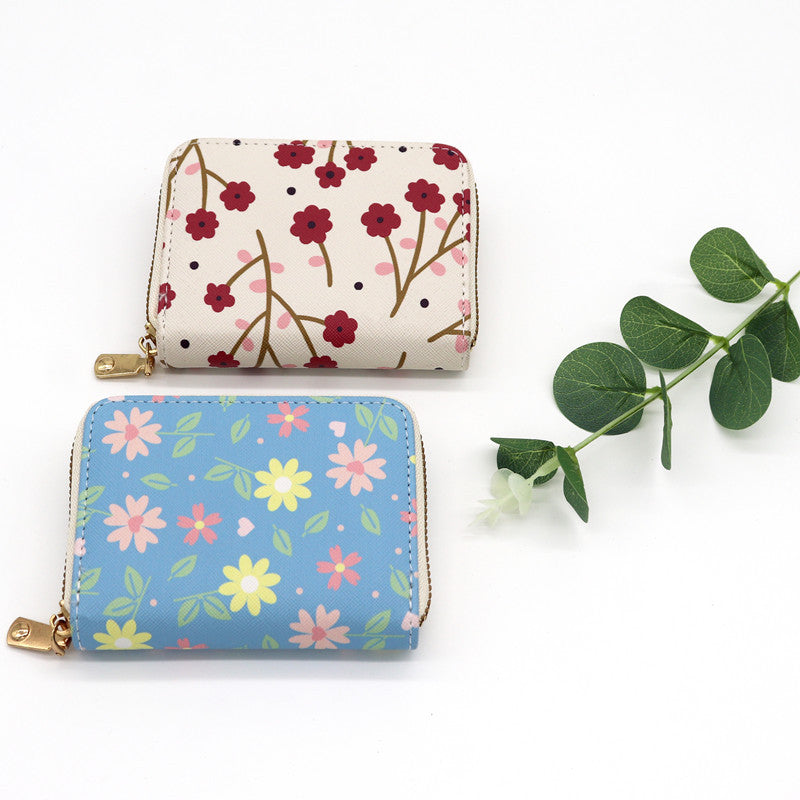 Wholesale Anti-demagnetic card holder,  multiple card slots,  zipper coin purse,  large capacity